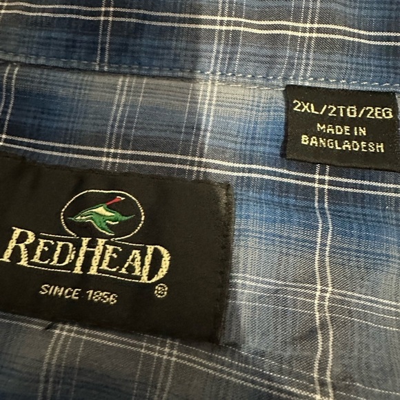 RedHead Men's Casual Snap Button Down Shirt 2XL - Picture 4 of 4